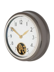 Libra Interiors Grey Flow Dial Clock 45cm - Image 3 of 6