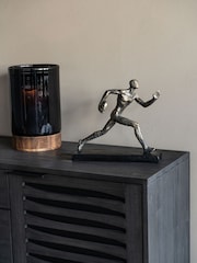Libra Interiors Bronze Rugby Player Sculpture - Image 1 of 5