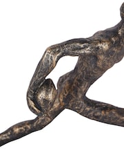 Libra Interiors Bronze Rugby Player Sculpture - Image 2 of 5