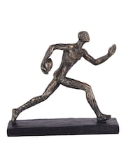 Libra Interiors Bronze Rugby Player Sculpture - Image 3 of 5