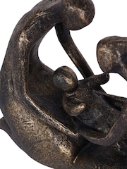 Libra Interiors Bronze Caring Family Sculpture - Image 4 of 5
