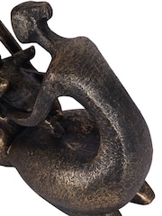 Libra Interiors Bronze Caring Family Sculpture - Image 5 of 5