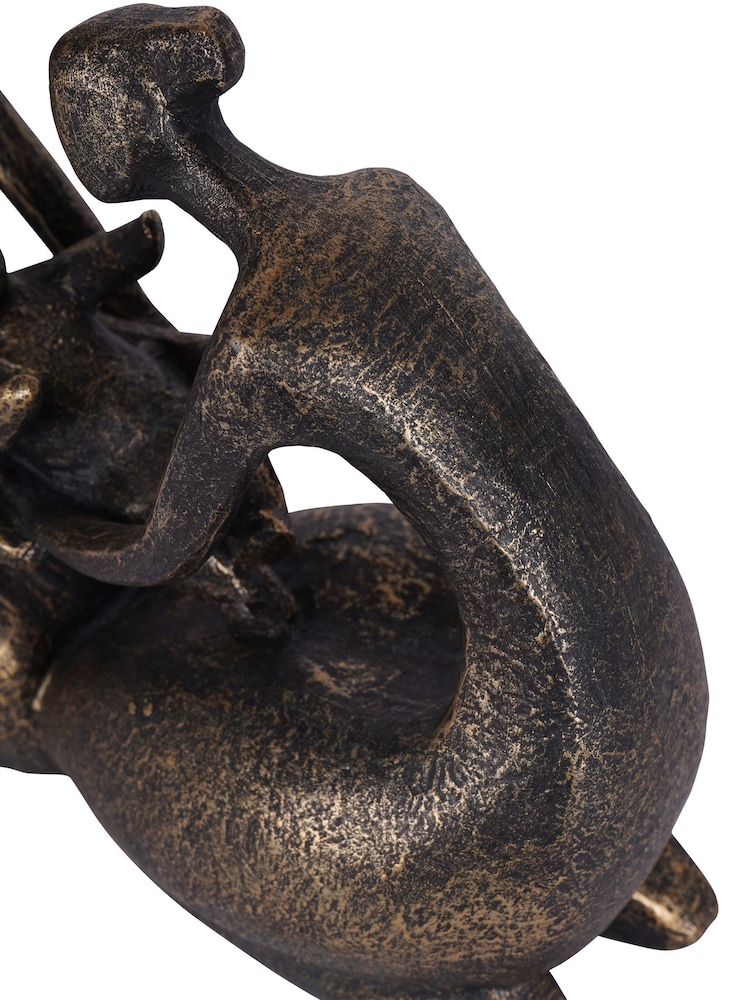 Libra Interiors Bronze Caring Family Sculpture - Image 5 of 5