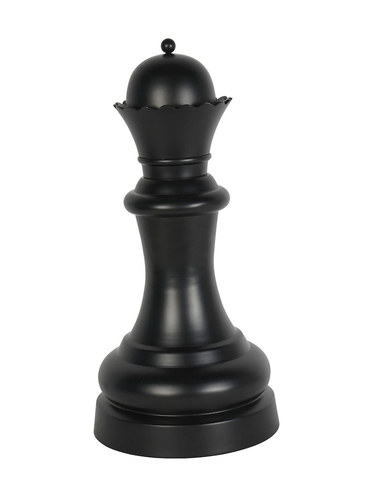Libra Interiors Black Decorative Queen Finish Ornaments - Image 2 of 5