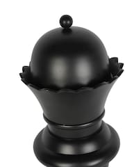 Libra Interiors Black Decorative Queen Finish Ornaments - Image 4 of 5
