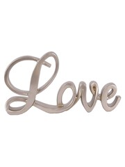 Libra Interiors Champagne Gold Word Love Sculpture - Image 3 of 5