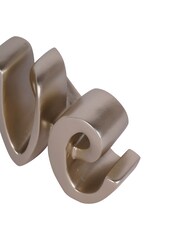 Libra Interiors Champagne Gold Word Love Sculpture - Image 4 of 5