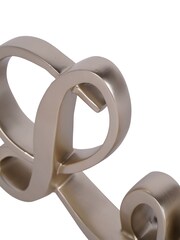 Libra Interiors Champagne Gold Word Love Sculpture - Image 5 of 5