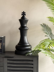 Libra Interiors Black Decorative King Finish Ornament - Image 1 of 5