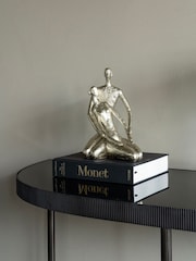 Libra Interiors Champagne Gold Loving Couple Sculpture - Image 1 of 6