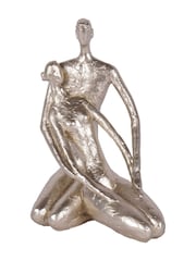 Libra Interiors Champagne Gold Loving Couple Sculpture - Image 2 of 6