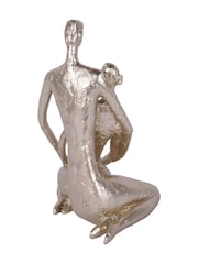 Libra Interiors Champagne Gold Loving Couple Sculpture - Image 4 of 6