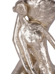 Libra Interiors Champagne Gold Loving Couple Sculpture - Image 6 of 6