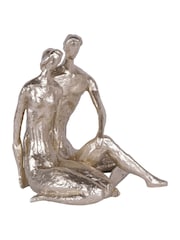 Libra Interiors Bronze Large Loving Couple Sculpture - Image 2 of 6