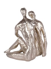 Libra Interiors Bronze Large Loving Couple Sculpture - Image 4 of 6