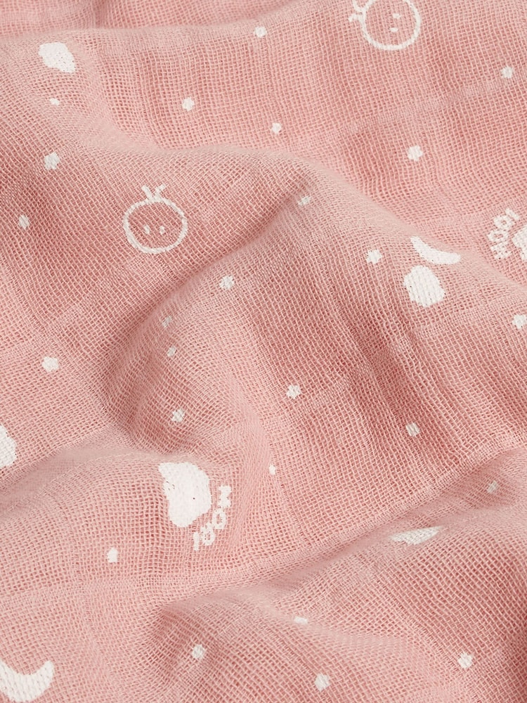 MORI Pink Cotton Large Muslin Square - Image 5 of 5