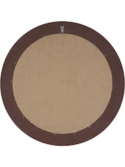 Libra Interiors Country Silver Fen Round Convex Small Mirror - Image 6 of 6