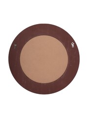 Libra Interiors Rusty Black with Gold Adelaide Antique  Frame Round Mirror - Image 4 of 6