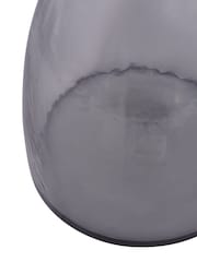 Libra Interiors Grey Vitrum Smoked Bottle Vase 37cm - Image 5 of 6