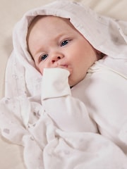 MORI White Cotton Large Muslin Square - Image 2 of 4
