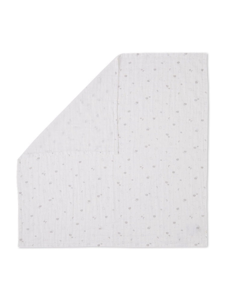MORI White Cotton Large Muslin Square - Image 4 of 4
