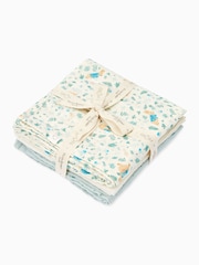 Mori 3 Pack Blue Peter Rabbit 100% Cotton Muslin Blankets - Image 2 of 2