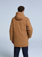 Animal Natural Mens Fistral Borg Lined 100% Cotton Parka Jacket - Image 3 of 4