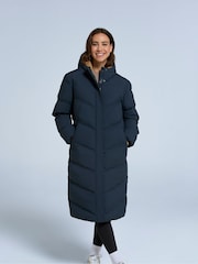 Animal Blue Womens Cocoon Borg Lined Padded Coat - Image 1 of 4