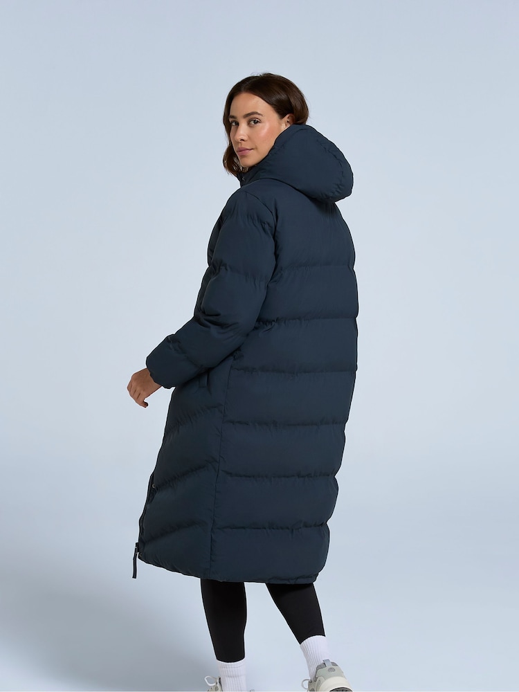 Animal Blue Womens Cocoon Borg Lined Padded Coat - Image 2 of 4