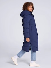Animal Blue Womens Cocoon Borg Lined Padded Coat - Image 5 of 8