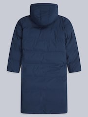 Animal Blue Womens Cocoon Borg Lined Padded Coat - Image 7 of 8