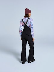 Animal Black Womens Powder Bib Front Ski Joggers - Image 3 of 4