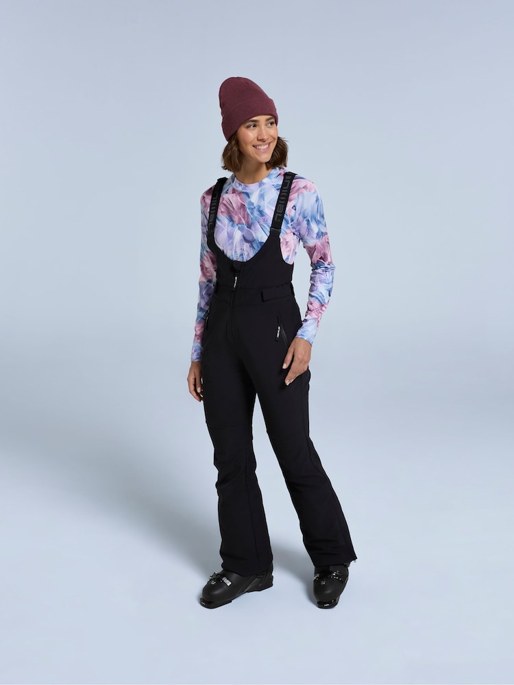 Animal Black Womens Powder Bib Front Ski Joggers - Image 4 of 4