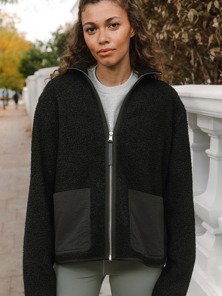 Chelsea Peers Black Borg Zip Fleece Jacket - Image 2 of 5