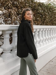 Chelsea Peers Black Borg Zip Fleece Jacket - Image 5 of 5