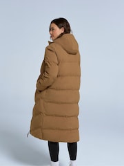 Animal Natural Womens Cocoon Borg Lined Padded Coat - Image 3 of 4