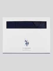 U.S. Polo Assn. White Metallic Cable Winter Womens Beanie and Scarf Set - Image 1 of 4