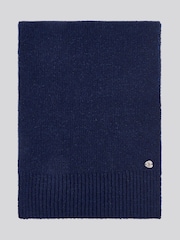 U.S. Polo Assn. White Metallic Cable Winter Womens Beanie and Scarf Set - Image 3 of 4