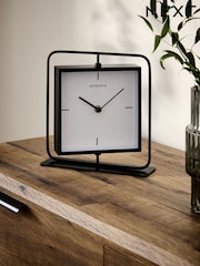 Black Swivel Mantel Clock - Image 1 of 3