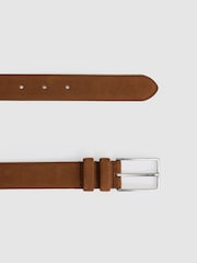 Reiss Light Tan Dante Suede Belt - Image 3 of 4