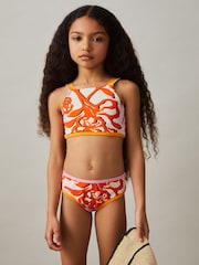 Reiss Phoebe Floral-Print Bikini Bottoms - Imagen 1 de 4