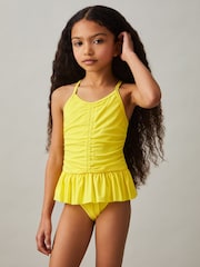 Reiss Leomie Ruched Ruffle Swimsuit - Imagen 3 de 4