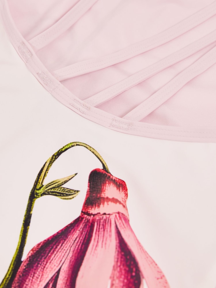 Reiss Layla Reiss | NYBG Floral One-Shoulder Swimsuit - Imagen 5 de 5