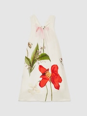 Reiss | NYBG Floral Maxi Dress With Linen - Image 2 of 6