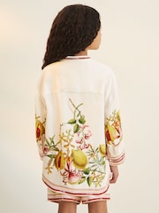 Reiss Winona Reiss | NYBG Satin Floral-Print Shirt - Imagen 5 de 6