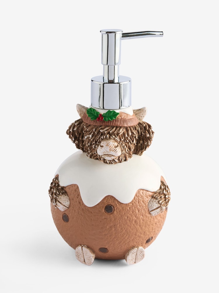 Brown Hamish Christmas Pudding Soap Dispenser - Image 3 of 3 Brown Hamish Christmas Pudding Soap Dispenser - Image 3 of 3
