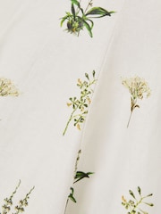 Reiss Ivory Elise 4-9 yrs Reiss | NYBG Linen Floral Flared Dress - Image 6 of 6