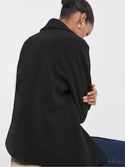 JD Williams Black Pea Coat - Image 2 of 4