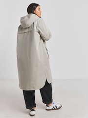 Simply Be Grey Hooded Functional Ultility Jacket - Image 2 of 4