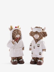 Natural Hamish Christmas Pudding Set of 2 Ornament - Image 1 of 1